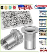 8-32 UNC Rivet Nut Set - 100 Pcs Corrosion-Resistant 304 Stainless Steel... - $350.61 MXN