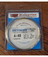 Wolverine A45 Silvaloy Brazing Alloy 1/16 x 1TOZ Brand New! - £54.92 GBP