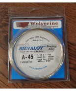 Wolverine A45 Silvaloy Brazing Alloy 1/16 x 1TOZ Brand New! - €61,33 EUR