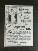 Vintage 1895 Armour&#39;s Beef Extract Armour &amp; Compnay Original Ad 1021 A1 - $6.64