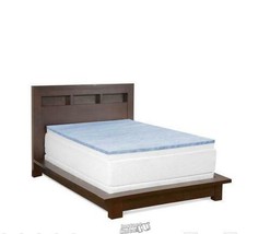 Cradlesoft 4&quot; Gel Memory Foam Combo Queen Bed Mattress Topper Polyurethane Firm - £171.83 GBP