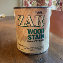 ZAR Wood Stain 139 COUNTRY WHITE Quart Dented Can - $1,104.65 MXN