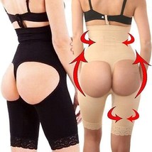 High Waist Butt Lift Bum Lifter Panty Boy Shorts Booty Shaper Lace Trim Enhancer - £7.04 GBP