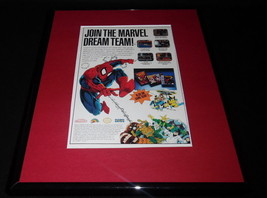 Spiderman X Men 1992 Game Boy SNES Framed 11x14 ORIGINAL Vintage Advertisement B - £27.39 GBP