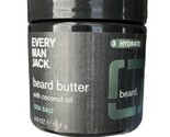 Every Man Jack Beard Butter- Subtle Sea Salt Fragrance - Rejuvenates, Hy... - £17.85 GBP
