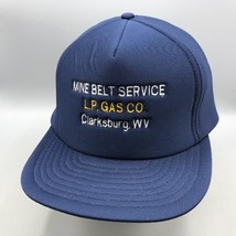 Vintage LP Gas Mine Belt Service Adjustable Snapback Trucker Hat Cap - $33.54