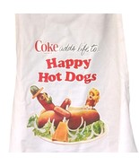 Rare Coca Cola Apron Coke Adds Life To Happy Hot Dogs! 1970s Advertising... - $95.39 CAD
