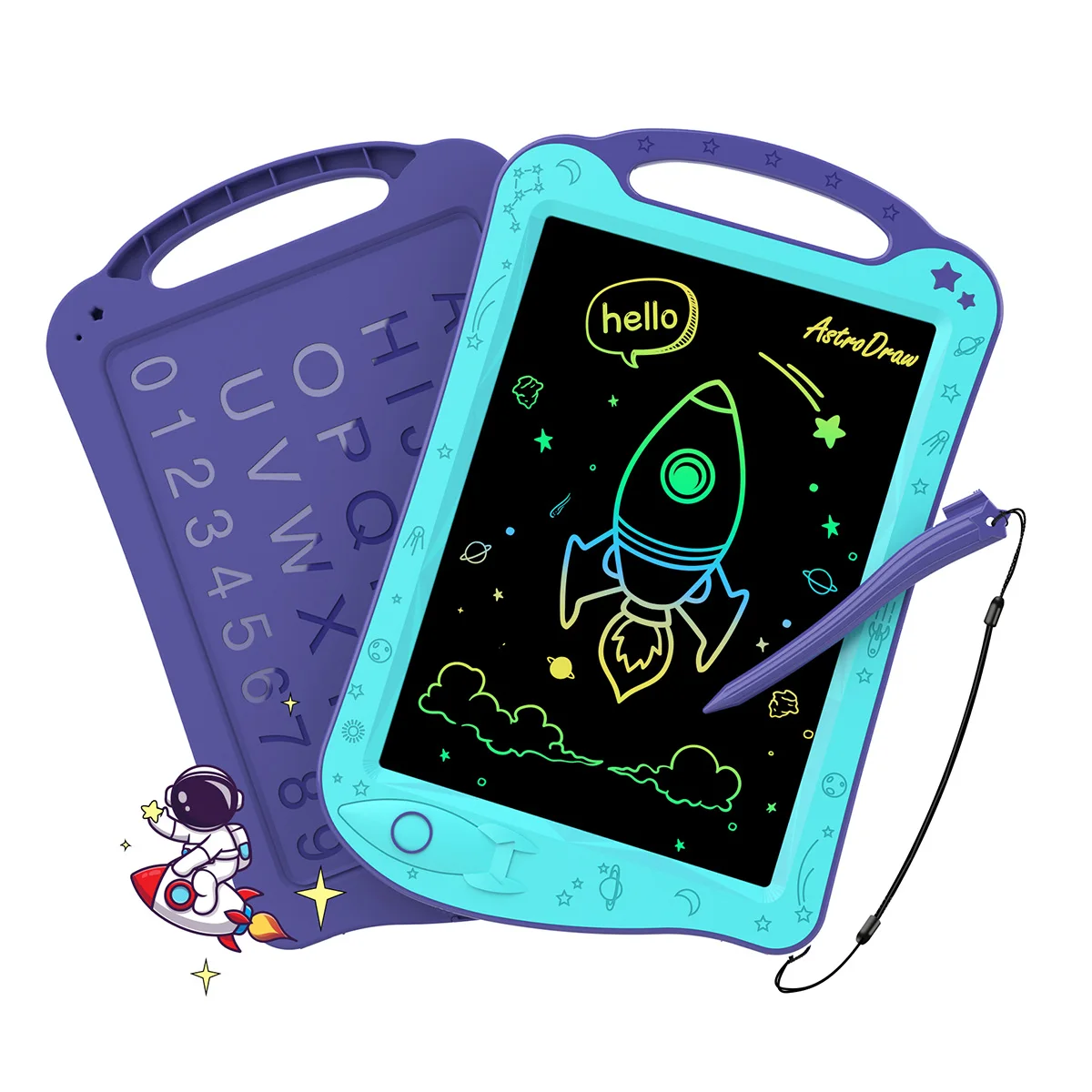 AstroDraw Colored Drawing Tablet for Kids Travel Activities Toy, Space Doodle - £11.84 GBP