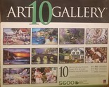 Art Gallery Jigsaw Puzzles Set Of 10 Puzzles 5600 pieces New Sealed - $28.04