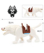 White Warg Wolf The Hobbit LOTR Lego Compatible Minifigure Brick Toys Gift - €2,57 EUR