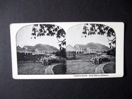 Vintage Stereoview Card Reprint - Culebra Street Gold Hill in Distance in Panama - £7.96 GBP