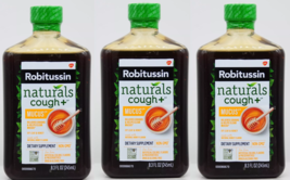 3 x Robitussin Naturals Cough &amp; Mucus Liquid Ivy Leaf 8.3oz 09/25 - €19,50 EUR