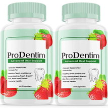 2-Pack Prodentim for Gums and Teeth Health Prodentim Dental Formula 120 Capsules - £50.98 GBP