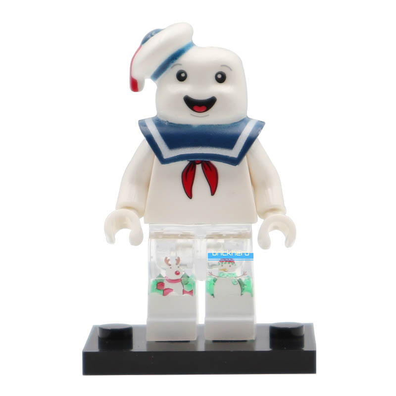 Christmas Stay Puft Marshmallow Man Ghostbusters Lego Minifigure Brick Toys Gift