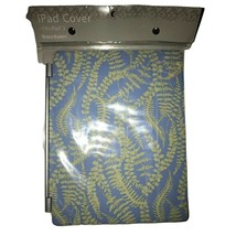 Cost Plus World Market Ipad Cover Blue Yellow Magnetic Floral Fits 9.45 x 7.67 - £9.59 GBP