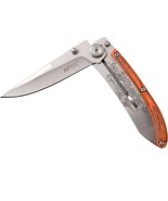 MNA-4019046 MTech Folder 3.25 in Blade Wood-Stainless Steel Handle - $17.69