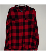 George Red and Black Plaid Shirt - $13.51 CAD
