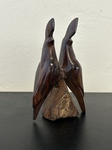 Vtg Ironwood Quail Folk Art Hand Carved Wooden Figurine On Base - $25.74