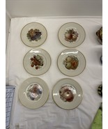 Royal Ivory 6 1/4” Fruit Plates KPM Germany Lot Of 6 - $194.43 CAD