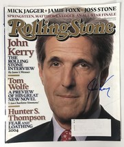 John Kerry Signed Autographed &quot;Rolling Stone&quot; Magazine Cover - $39.99
