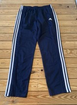 Adidas Men’s Side Stripe Track pants size L Black C11 - £11.01 GBP