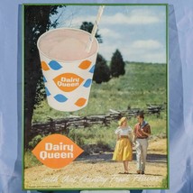 Original Dairy Queen Plakat Gerahmt 1959 Land Frisch Geschmack Ice Cream - £1,005.83 GBP