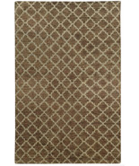 Maddox 5650 Hand Knotted Wool Runner Rug, Brown - 32 ft. 6 in. x 10 ft. - £324.30 GBP