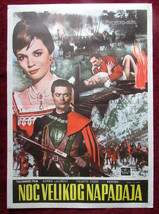 1959 Original Movie Poster Night of the Great Attack La notte del grande... - £27.06 GBP