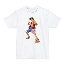 One Piece Luffy Tall Men&#39;s T-Shirt, Anime Graphic Tee, Unisex Manga Shirt - €17,85 EUR+