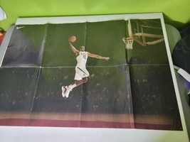Kobe Bryant Nike Air Team USA Poster Dunking Rare Basketball 20&quot;x 29&quot; - £45.96 GBP