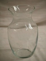 Classic Style Vase Clear Glass Floral Fresh or Dry Flower Arrangements Decor 8&quot; - $21.77