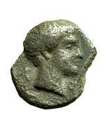 Ancient Greek Coin Kebren Troas Hemiobol Silver AE7mm Apollo / Ram&#39;s Hea... - $34.19