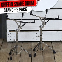 2-PACK Snare Drum Stand by GRIFFIN | Chrome Double Braced, Light Weight ... - $1,038.52 MXN