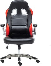 Btexpert Black Red Home Office Swivel Adjusable Executive Gaming Chair - £112.68 GBP