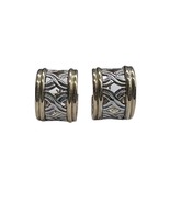 Women&#39;s Earrings 14kt Yellow and White Gold 392853 - £180.92 GBP