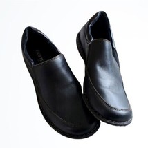 Born Men&#39;s Blast III Black Leather Slip On Dress Shoes Size 9.5 They Run Small - £51.55 GBP