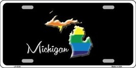 Michigan Rainbow Metal Novelty License Plate LP-6336 - £15.13 GBP