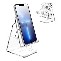 MoKo Acrylic Tablet Stand, Adjustable Angle Phone Stand for Desk, Compatible wit - £25.47 GBP