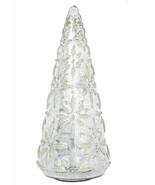 Holiday Lane Shimmer and Light Glass Tabletop Tree Decor C210115 - £23.12 GBP