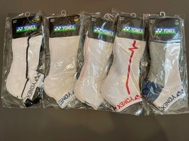 Yonex 2021 Sports Socks Men&#39;s Badminton Tennis Sports Ankle Socks 5pcs 2... - £17.63 GBP
