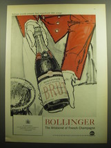 1958 Bollinger Champagne Ad - Bollinger The Aristocrat of French Champagne - £14.77 GBP