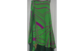 Indian Sari Wrap Skirt S315 - £23.80 GBP