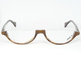 Axel S. AX1049 400 Brown Tan Eyeglasses Glasses Frame 48-16-140mm Germany - £55.31 GBP