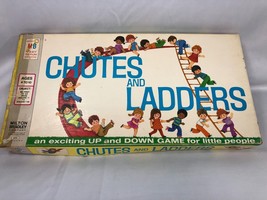 Vintage Chutes and Ladders Board Game 1974 Milton Bradley Complete - £11.00 GBP