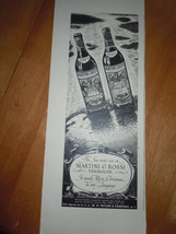 Marini &amp; Rossi Vermouth Merry Christmas Print Magazine Ad 1937 - £7.98 GBP