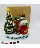 Avon A Wonderful Countdown to Christmas Talking Lighted Snowman Advent Tree - £88.22 GBP