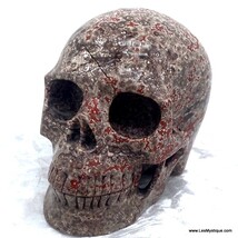 Large Metaphysical Crystal Skull Jaguar Stone Jasper Psychic Vision Spir... - $475.00
