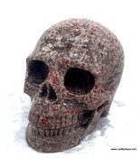 Large Metaphysical Crystal Skull Jaguar Stone Jasper Psychic Vision Spir... - $475.00