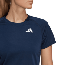 NWT Adidas Women’s Club Tennis Tee Small Collegiate Navy IA8354 AEROREADY image 2