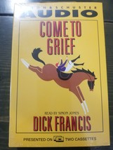 2 Cassette Simon &amp; Schuster Audio Come To Grief Read By Simon Jones Dick Francis - £3.83 GBP